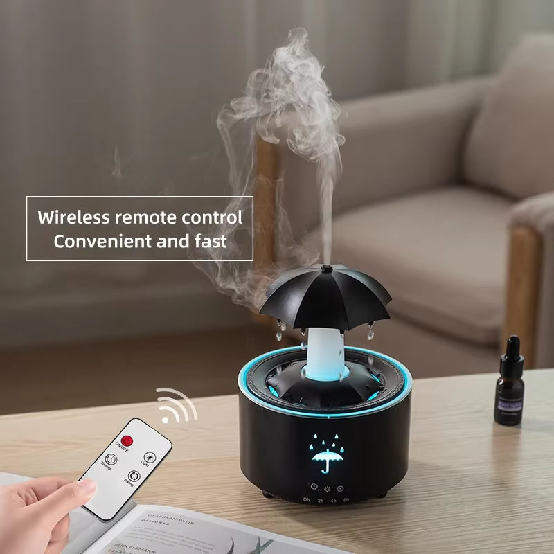 Umbrella Water  Essential Oil Diffuser with Colorful Lighting