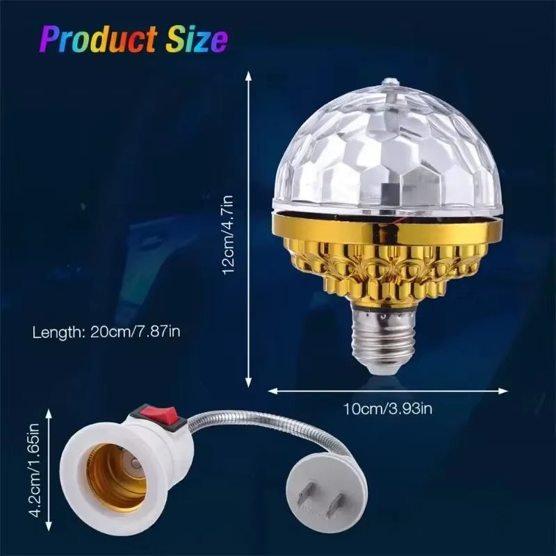 LED Romantic Magic Crystal Ball Lamp 