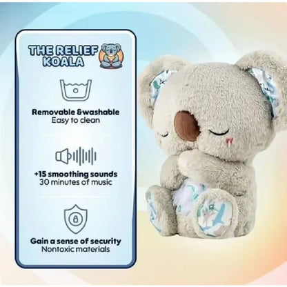 Kawaii Stitch Plush Doll - Soothing Musical Baby Sleep Companion with Light and Air Bag