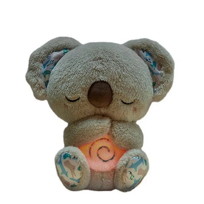 Kawaii Stitch Plush Doll - Soothing Musical Baby Sleep Companion with Light and Air Bag