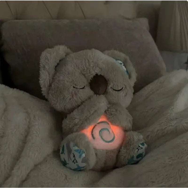 Kawaii Stitch Plush Doll - Soothing Musical Baby Sleep Companion with Light and Air Bag